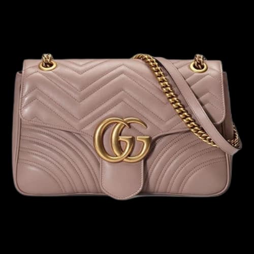 Gucci GG Marmont Series Bag Middle-Size Pink (Women's)