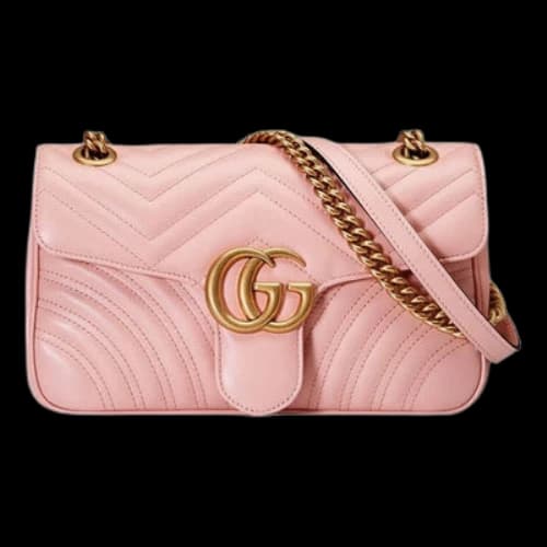 Gucci GG Marmont SeriesSingle Shoulder Bag Small Light Pink (Women's)