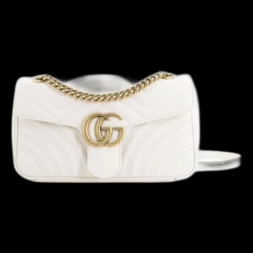 Gucci GG Marmont Small-Sized Single-Shoulder Bag White (Women's)