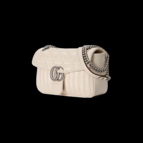 Gucci GG Marmont Small Shoulder Bag 'White'