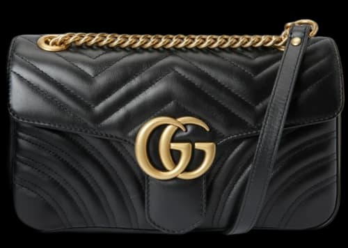 Gucci GG Marmont Small Matelasse Bag Black