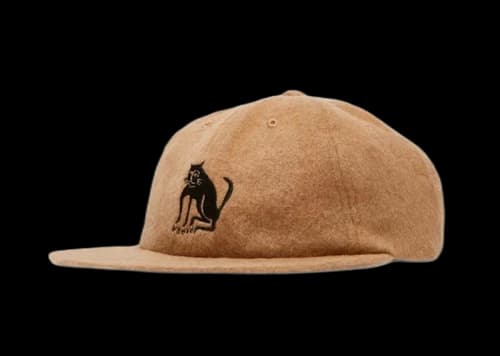 Patta by Parra Cat Wool Panel Hat Camel