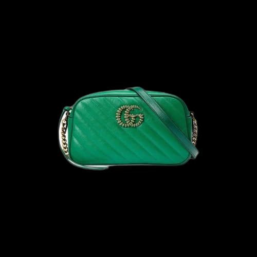 Gucci GG Marmont Small Shoulder Bag 'Green/Emerald'