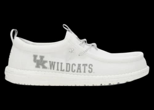 Hey Dude Wally Kentucky Wildcats White