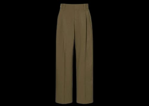 Uniqlo x MARNI Wide Fit Tuck Pants (Asia Sizing) Olive