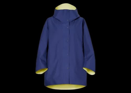 Uniqlo x MARNI Women's Block Teck Half Coat (Asia Sizing) Navy