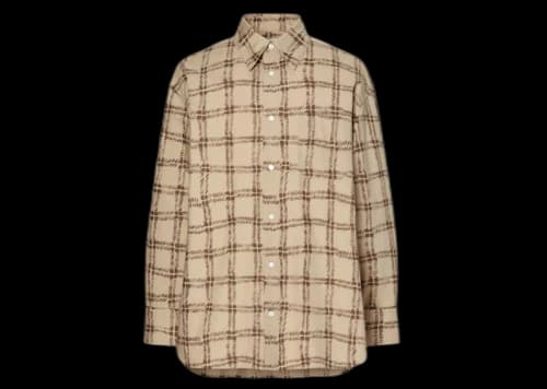 Uniqlo x MARNI Oversized Print L/S Shirt (Asia Sizing) Beige