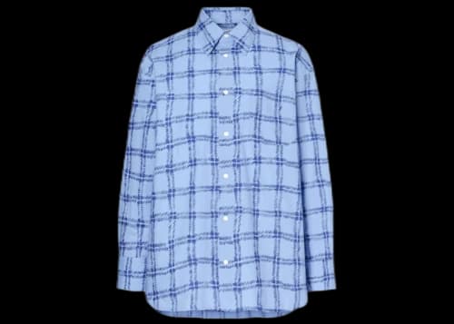 Uniqlo x MARNI Oversized Print L/S Shirt (Asia Sizing) Blue