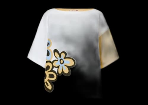 Uniqlo x MARNI Women's Oversized Boxy T-Shirt (Asia Sizing) Yellow