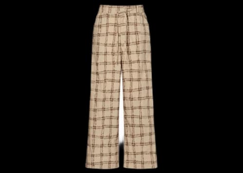 Uniqlo x MARNI Easy Wide Fit Check Pants (Asia Sizing) Beige