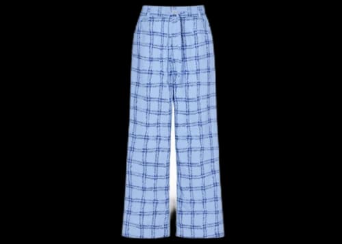 Uniqlo x MARNI Easy Wide Fit Check Pants (Asia Sizing) Blue