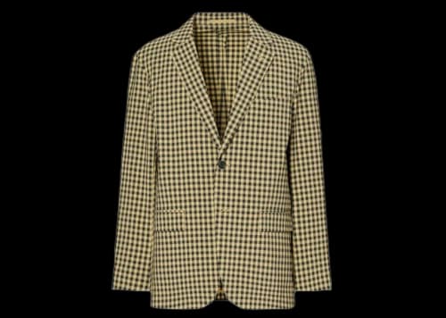 Uniqlo x MARNI Tailored Check Jacket (Asia Sizing) Yellow