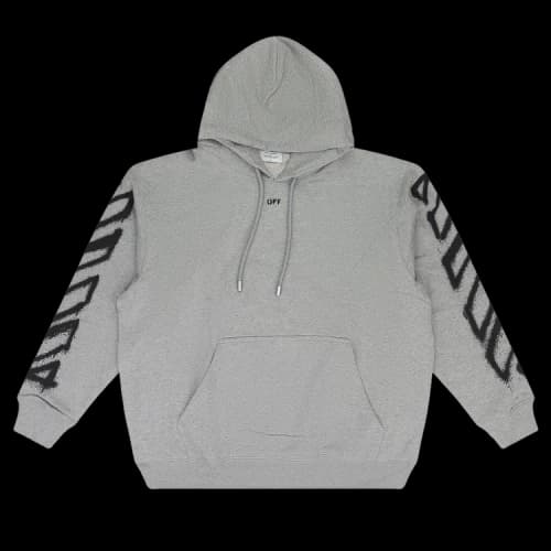 Off-White Spray Can Arrow Hoodie 'Grey'
