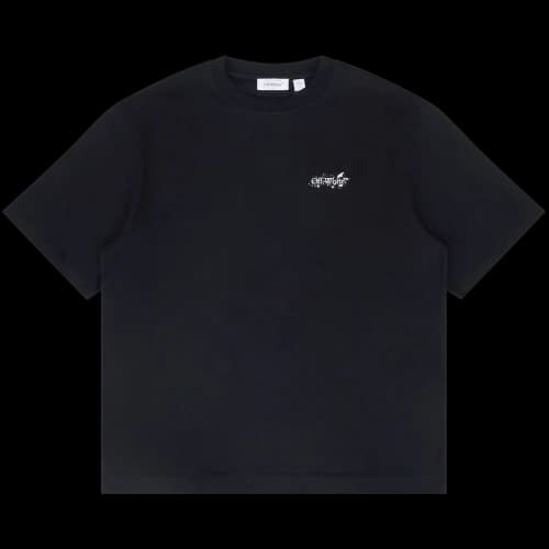 Off-White Paint Splatter Arrow Diag Fit Tee 'Black'