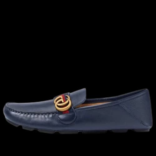 Gucci Horsebit Loafers Moccasins 'Navy'