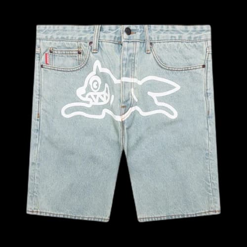 Icecream Dog Jean Strawberry Fit Shorts 'Blueberry Haze'