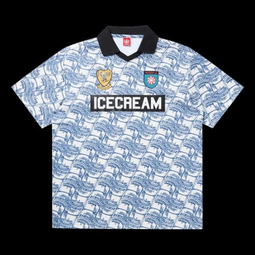 Icecream Stacks Jersey Short-Sleeve Knit 'Antique White'