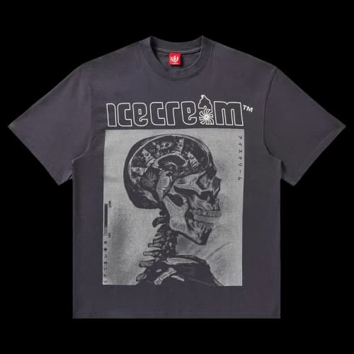 Icecream Money On My Mind Knit Oversized Tee 'Charcoal'