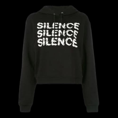 Alexander McQueen Printing Long Sleeves Hoodie Black (Women's)