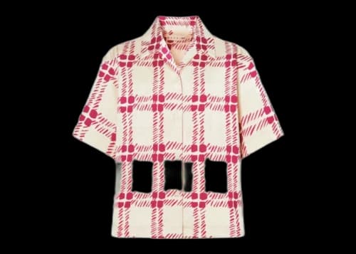 Uniqlo x MARNI Women's Oversized Open Collor Shirt (Asia Sizing) Beige