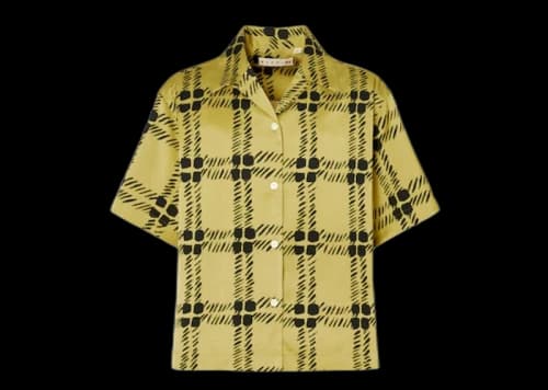 Uniqlo x MARNI Women's Oversized Open Collor Shirt (Asia Sizing) Mustard