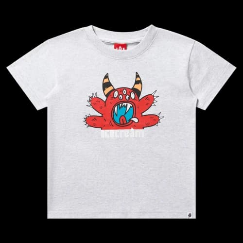 Icecream Kids Cookie Monster Short-Sleeve 'Heather Grey'