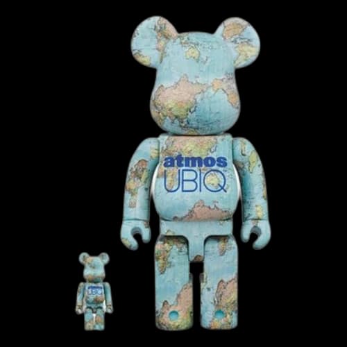 Bearbrick Atmos x UBIQ x BE@RBRICK Map 100%+400%