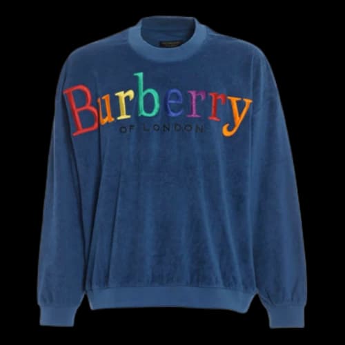 Burberry terrycloth sweatshirt 'Blue'
