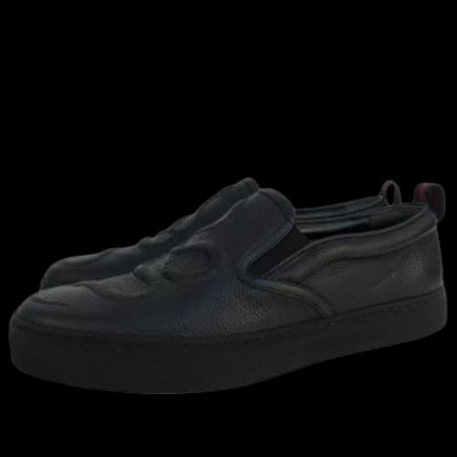 Gucci Dublin Snake Embossed Slip-on 'Black'
