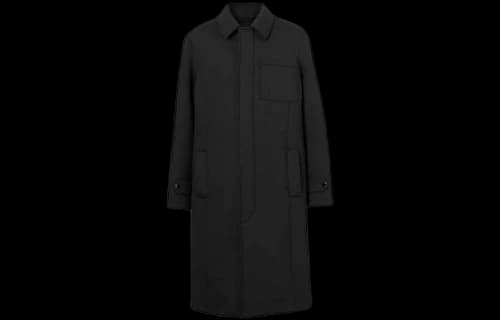 Burberry Long Overcoat Black
