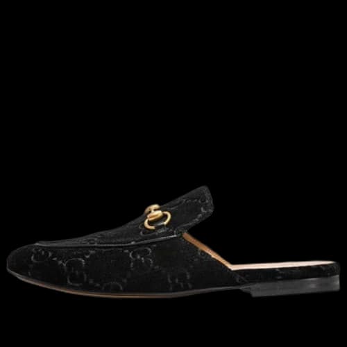 Gucci Princetown Flat 'Black Velvet'