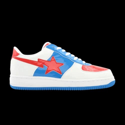 Bapesta FS-001 Low 'White Blue Red'