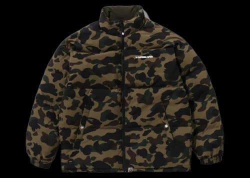 BAPE 1st Camo Reversible Down Jacket (FW25) Green
