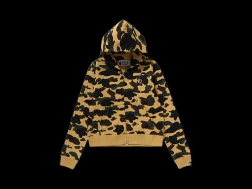 BAPE 1st Camo Zip Hoodie (FW25) Yellow