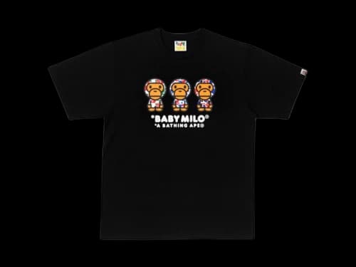 BAPE EU Camo Baby Milo Tee (FW25) Black