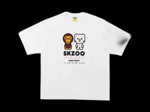 BAPE x Stray Kids Jiniret Baby Milo Tee (FW25) White
