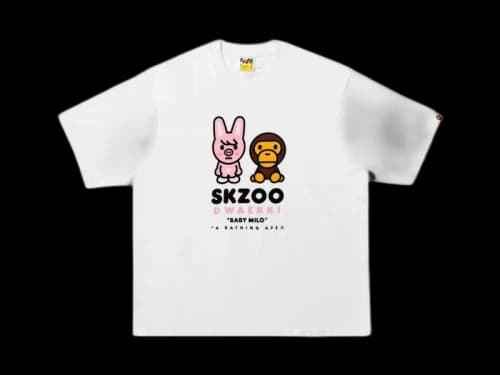 BAPE x Stray Kids Dwaekk Baby Milo Tee (FW25) White
