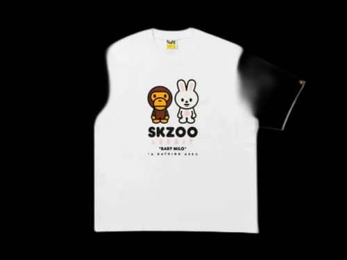 BAPE x Stray Kids Leebit Baby Milo Tee (FW25) White