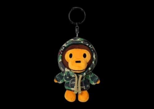 BAPE x Spotify x Central Cee Camo Bax Milo Keychain Green