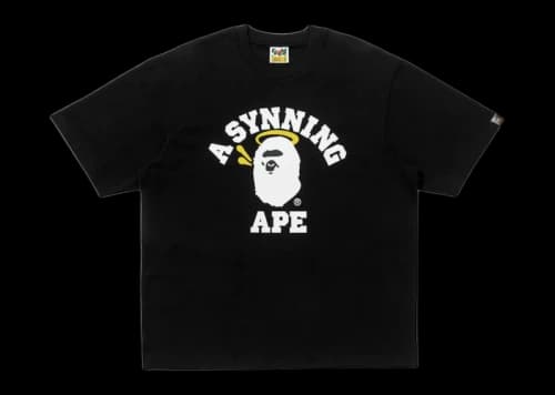 BAPE x Spotify x Central Cee College Relaxed Fit Tee Black