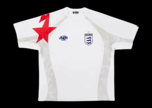 BAPE x Spotify x Central Cee Football Jersey White