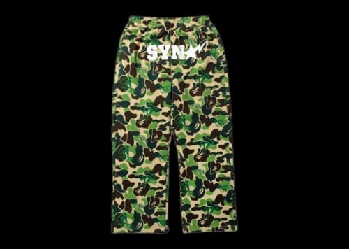 BAPE x Spotify x Central Cee Camo Relaxed Fit Sweatpants Green