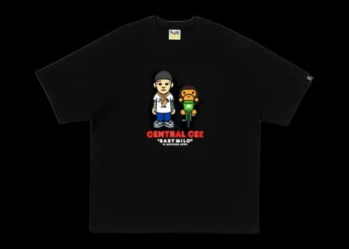 BAPE x Spotify x Central Cee Bax Milo Relaxed Fit Tee Black