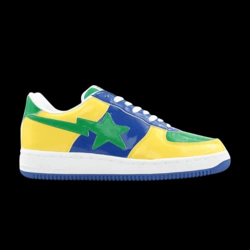 Bapesta FS-001 Low 'Yellow Blue Green'