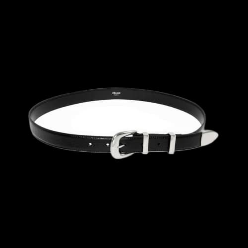 CELINE Medium 25mm Belt 'Black'