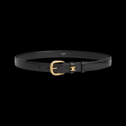 CELINE Vivienne Belt In Taurillon Leather 'Safari'