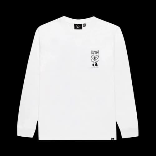 Parra Rest Day Long Sleeve T-Shirt 'White'