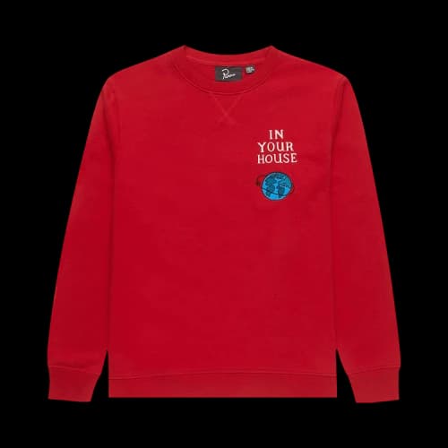 Parra Systems Logo Crew Neck Sweatshirt 'Red'