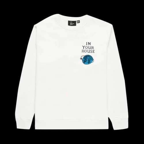 Parra Systems Logo Crew Neck Sweatshirt 'White'