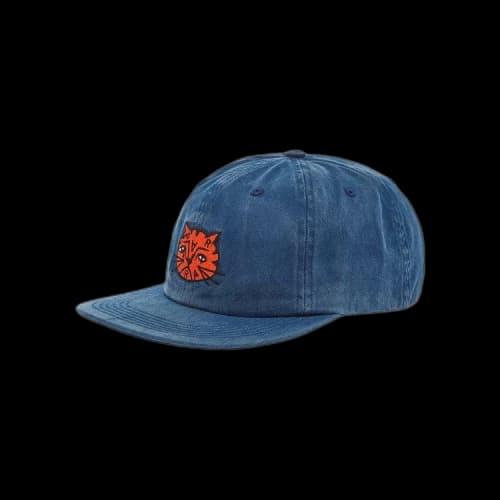 Parra Sad Cat 6 Panel Hat 'Navy'